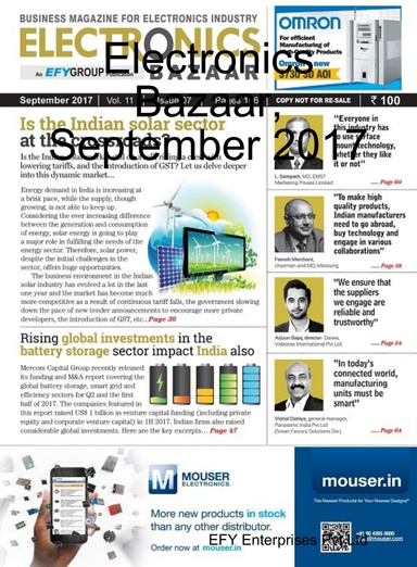 Electronics Bazaar, September 2017