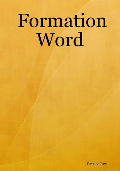 Formation Word