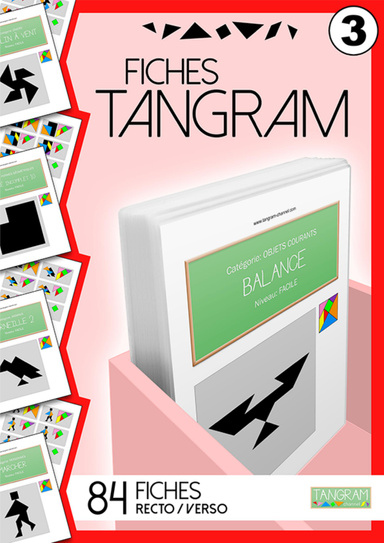 Fiches Tangram VOL.3 - 84 fiches recto/verso