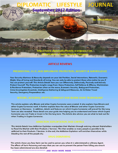 Diplomatic Lifestyle Journal September 2017 Edition