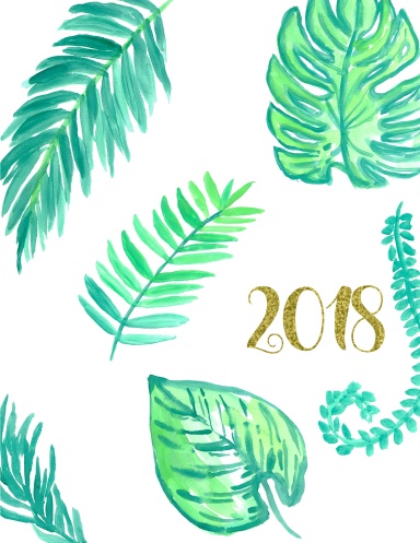 2018 Planner - Palm Breeze