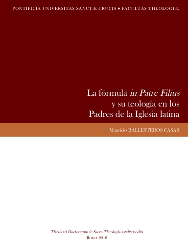 La fórmula "in Patre Filius" y su teología en los Padres de la Iglesia latina