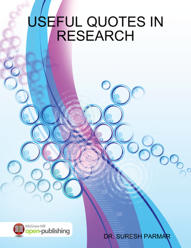 USEFUL QUOTES IN RESEARCH
