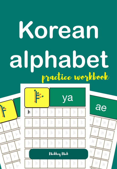 Korean Alphabet Practice Workbook