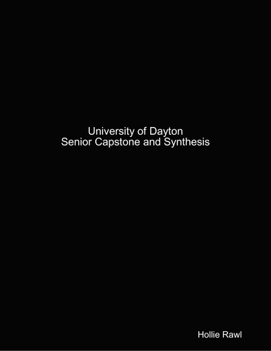 University of Dayton Senior Capstone and Synthesis - PDF Download