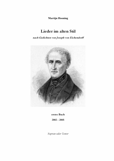 Lieder im alten Stil, nach Gedichten von Joseph von Eichendorff - erstes Buch (high voice / piano) -  Sheet music, score