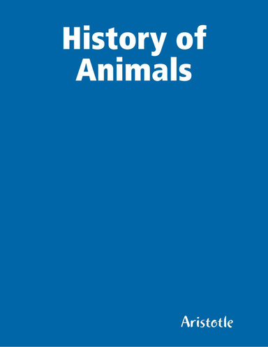 History of Animals