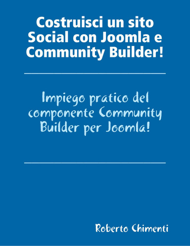 Costruisci un sito Social con Joomla e Community Builder!
