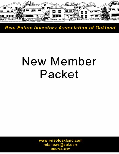 REIA of Oakland New Member Packet