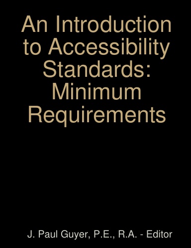 An Introduction to Accessibility Standards: Minimum Requirements