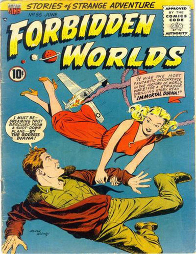 Forbidden Worlds Number 55 Horror Comic Book