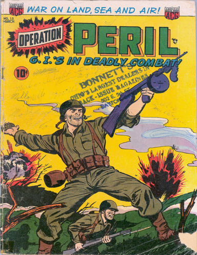 Operation Peril Number 15 Golden Age Comic Book