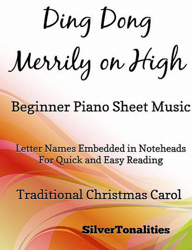 Ding Dong Merrily On High Beginner Piano Sheet Music Pdf