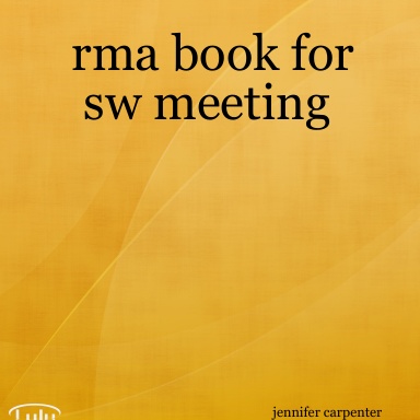 rma book for sw meeting
