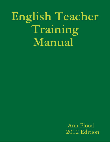 English Teacher Training Manual 2012