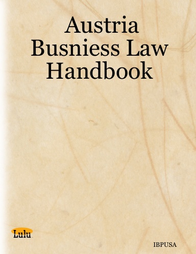 Austria Busniess Law Handbook