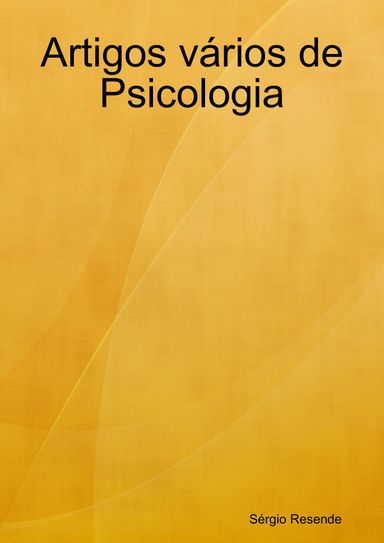 Artigos vários de Psicologia
