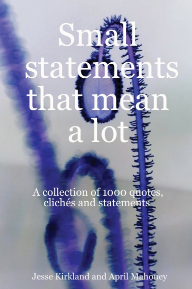 Small statements that mean a lot