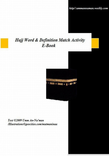 hajj-word-definition-match-activity-e-book