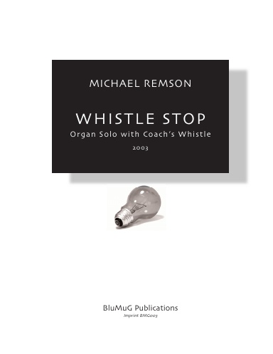 Whistle Stop (Organ Solo)