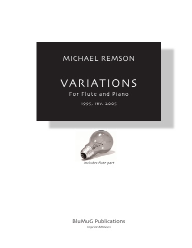 Variations for Flute and Piano (Score and Part)