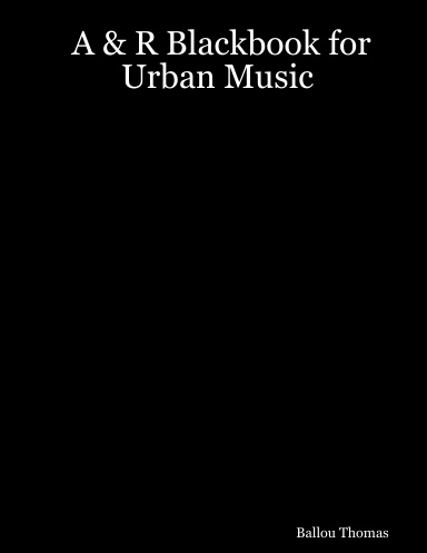 A & R Blackbook for Urban Music