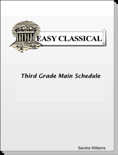 Third Grade Main Schedule