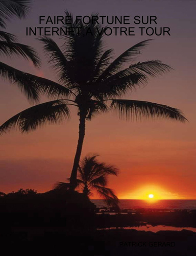 FAIRE FORTUNE SUR INTERNET,A VOTRE TOUR
