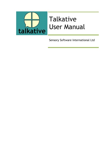 Talkative Manual
