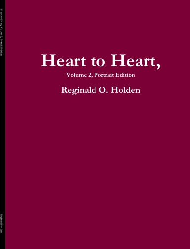 Heart to Heart, Volume 2, Hardback, Portrait Edition