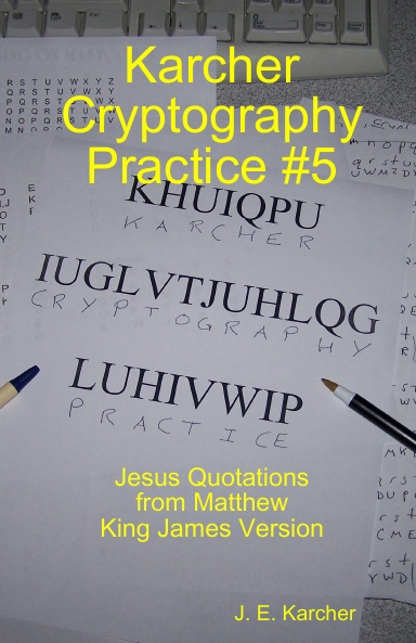 Karcher Cryptography Practice #5, Red Words