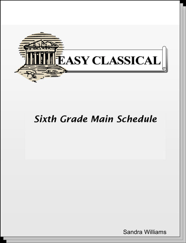 Sixth Grade Main Schedule