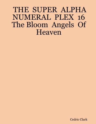 THE  SUPER  ALPHA  NUMERAL  PLEX  16  The Bloom  Angels  Of  Heaven