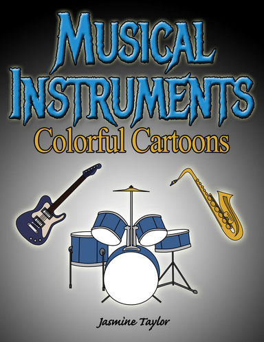 Musical Instruments Colorful Cartoons