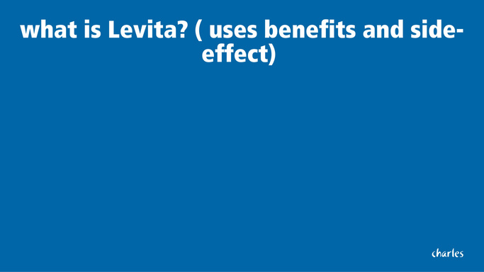 What Is Levitra