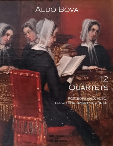 12 Quartets for recorders SATB