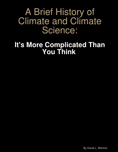 History of Climate and Climate Science