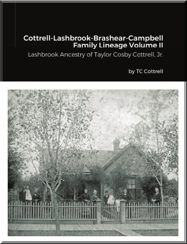 Cottrell Lashbrook Brashear Campbell Family Lineage Volume II