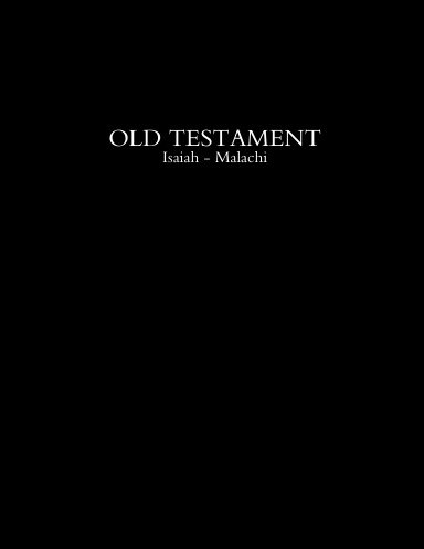 Old Testament - Volume 3
