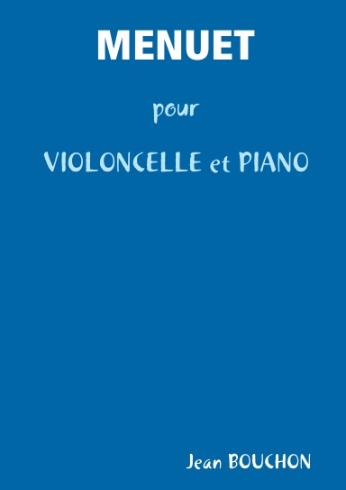 MENUET pour VIOLONCELLE et PIANO
