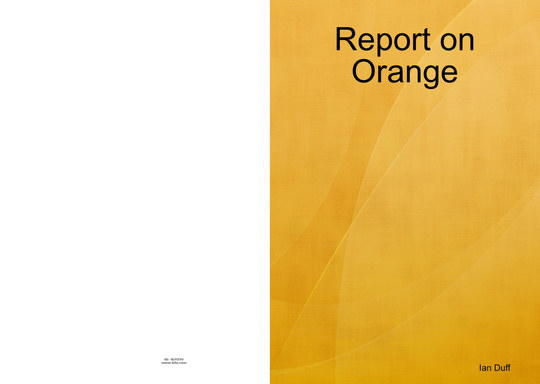 Report on Orange
