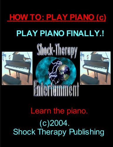 HOW to play piano ebook