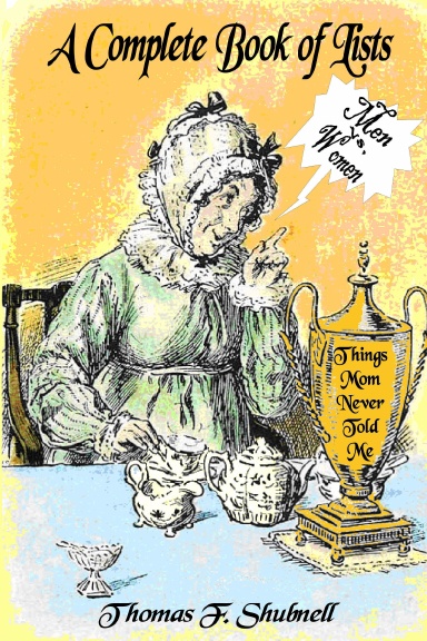 Men vs. Women  A Complete Book of Lists