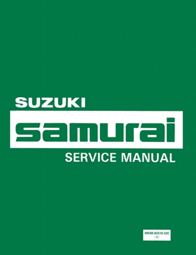 Suzuki Samurai Service Manual