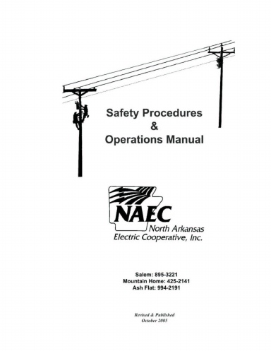 Safety Procedures & Operations Manual