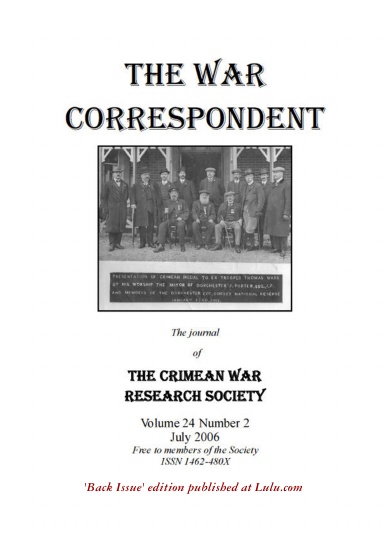 The War Correspondent Vol 24 No.2 July 2006