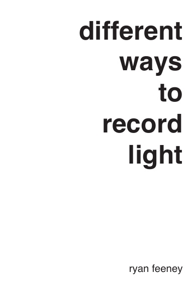 different ways to record light