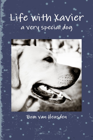 Life with Xavier - a very special dog (b&w)