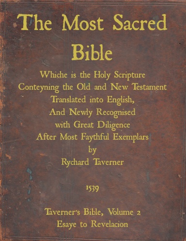 Taverner's Bible - vol 2