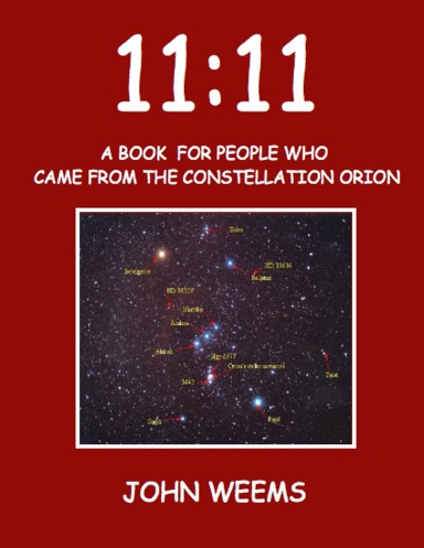 11:11 A Book for people from the constellation Orion